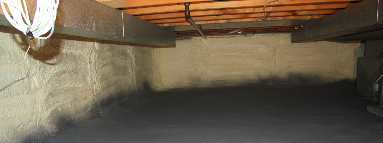 Rockford spray foam insulation for crawl spaces